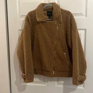 Forever 21 Sherpa Bomber Jacket